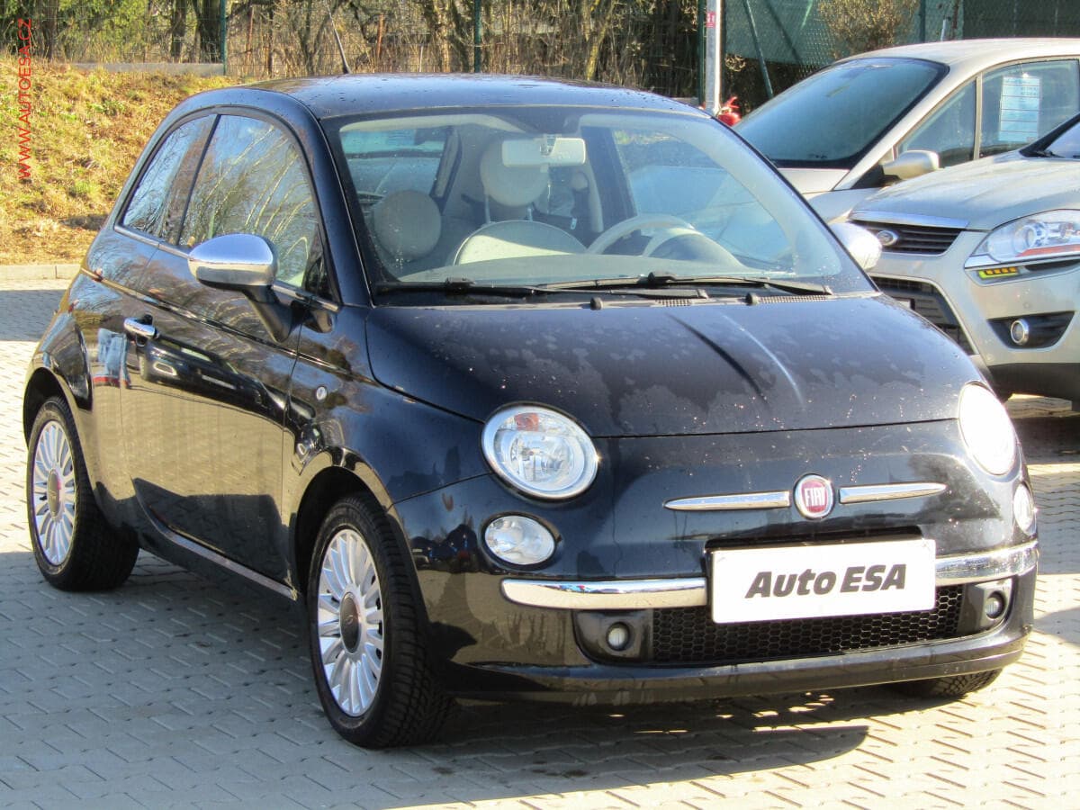 Fiat 500 1.2i, ČR, AT, panorama