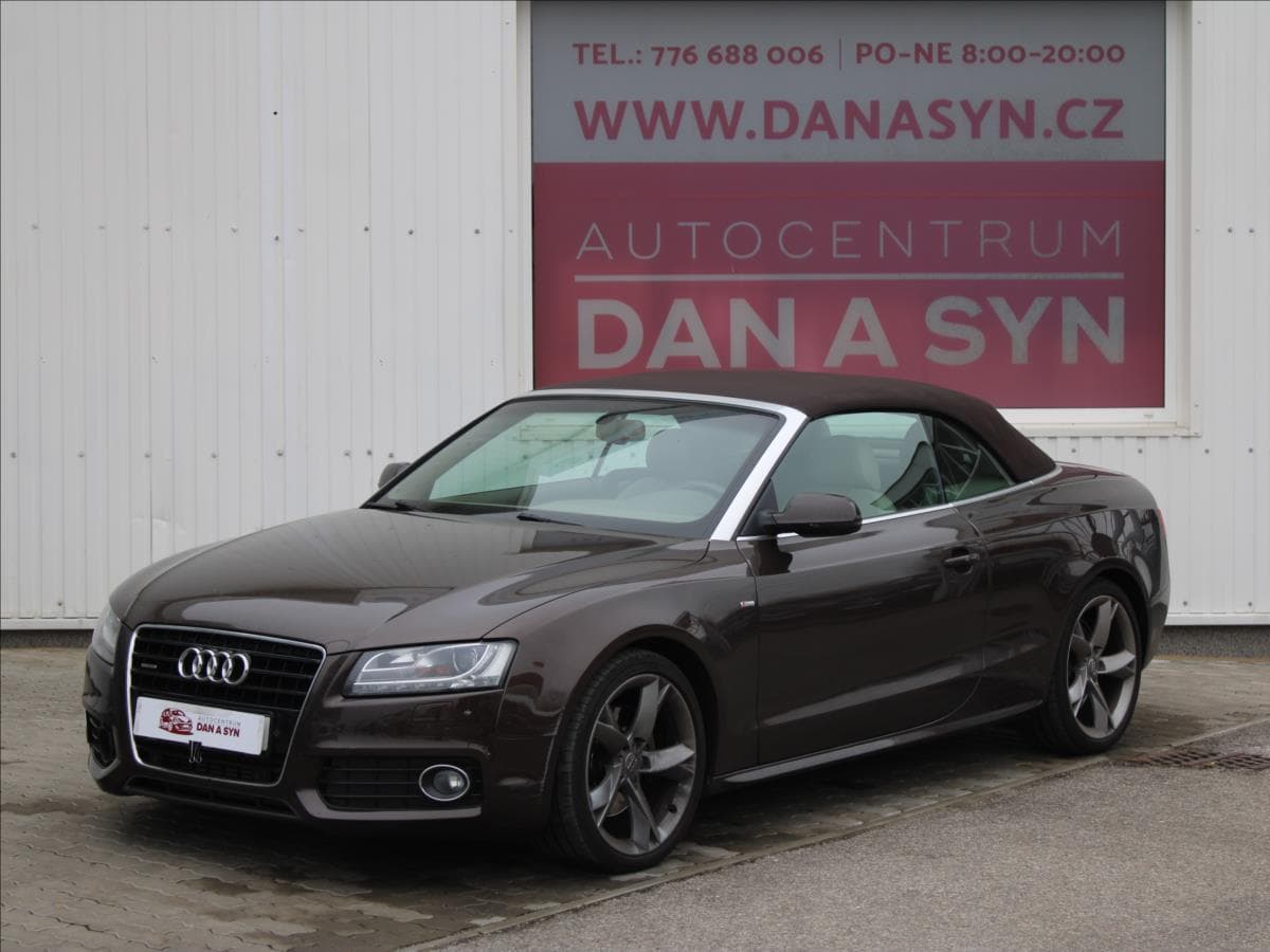Audi A5 3,0 TDi Quattro S-line TOP kabriolet