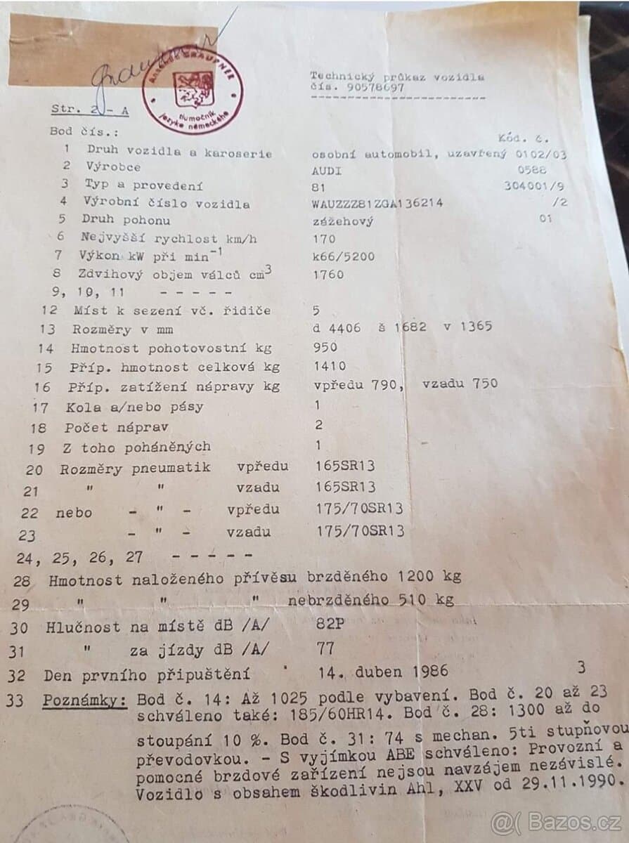 1986 Audi 80 - 15