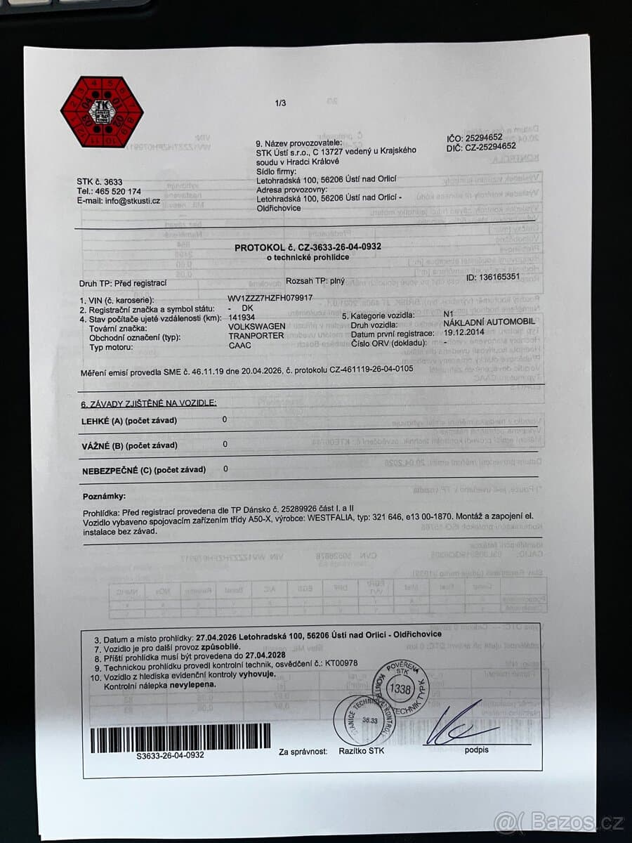 Volkswagen TRANSPORTER - 16