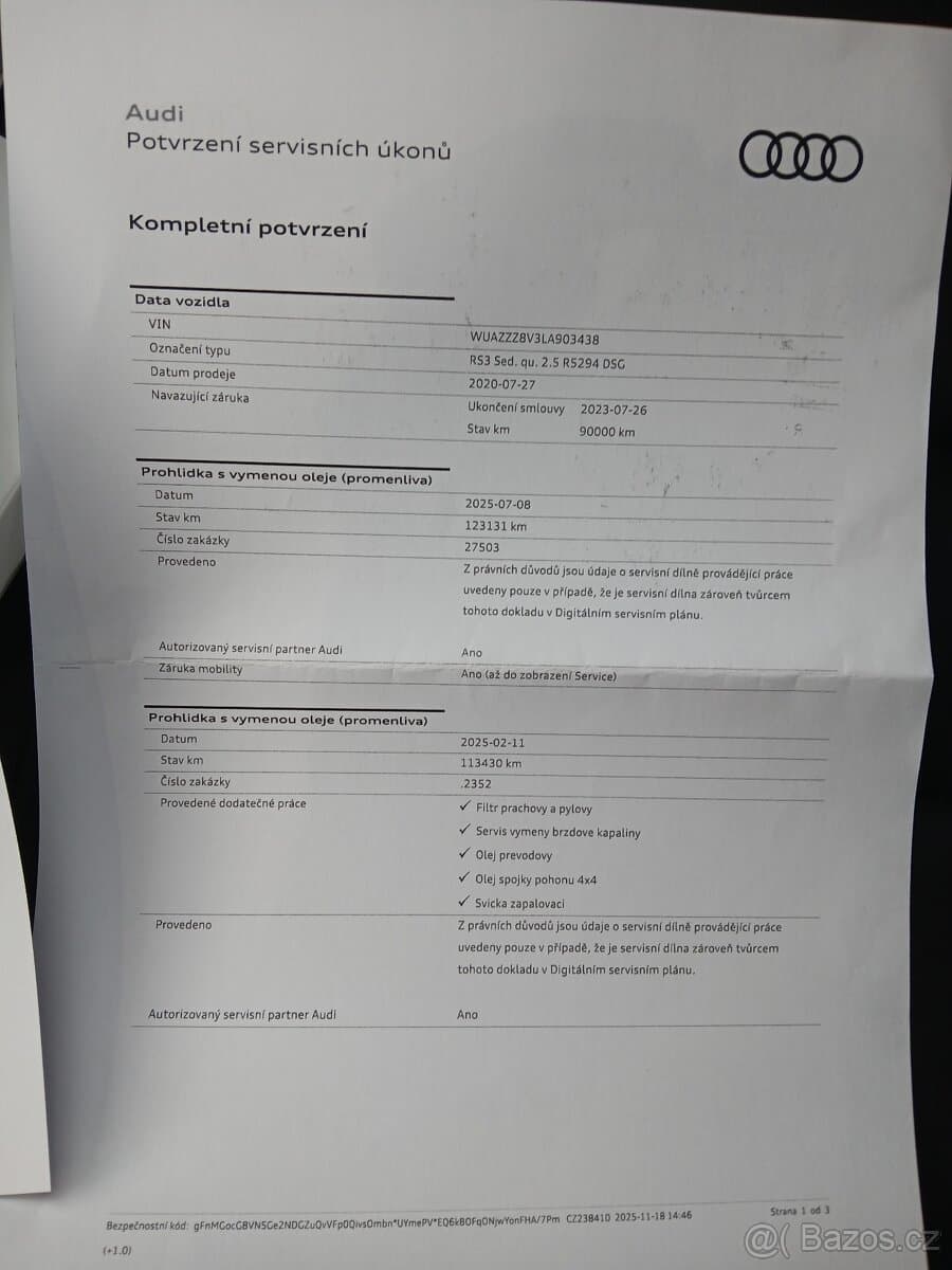 2020 Audi RS3 - 18