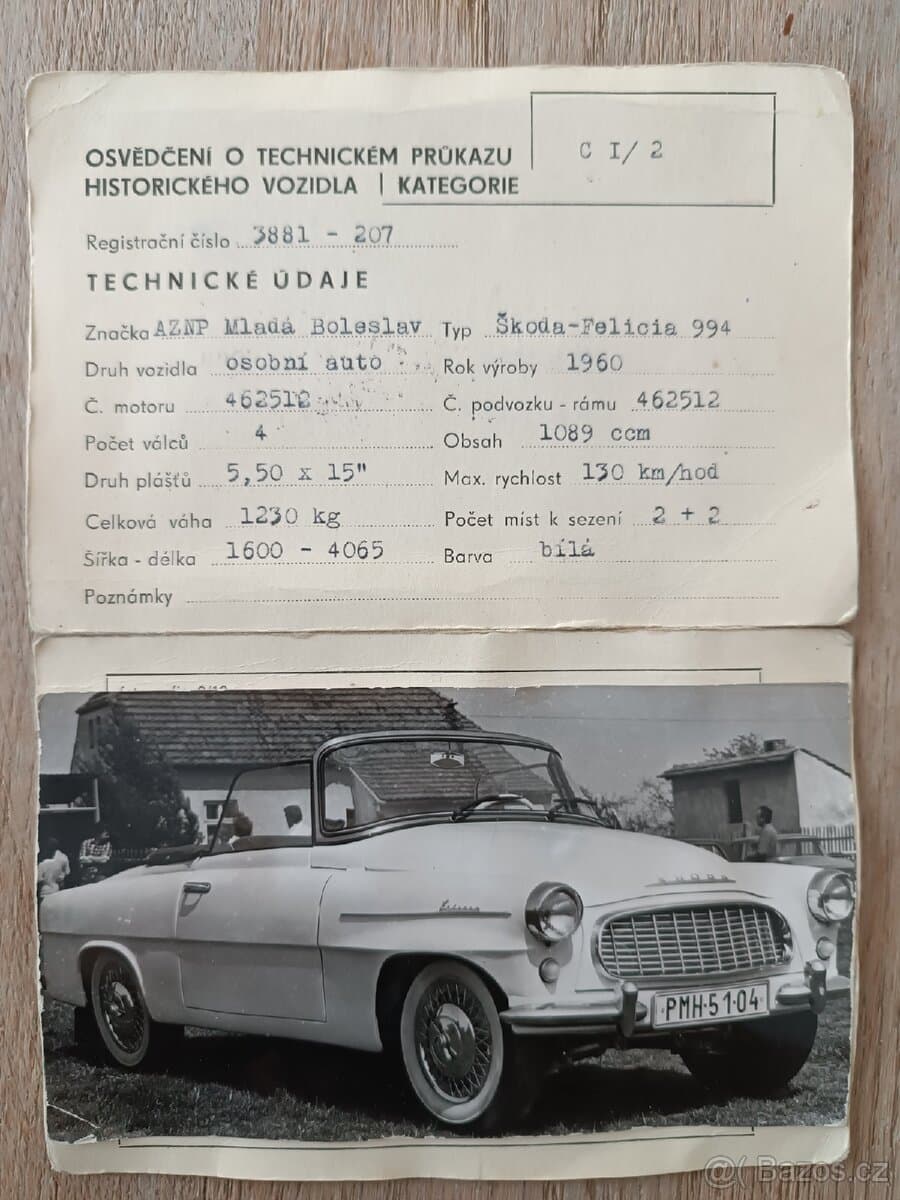 1960 Škoda FELICIA - 2