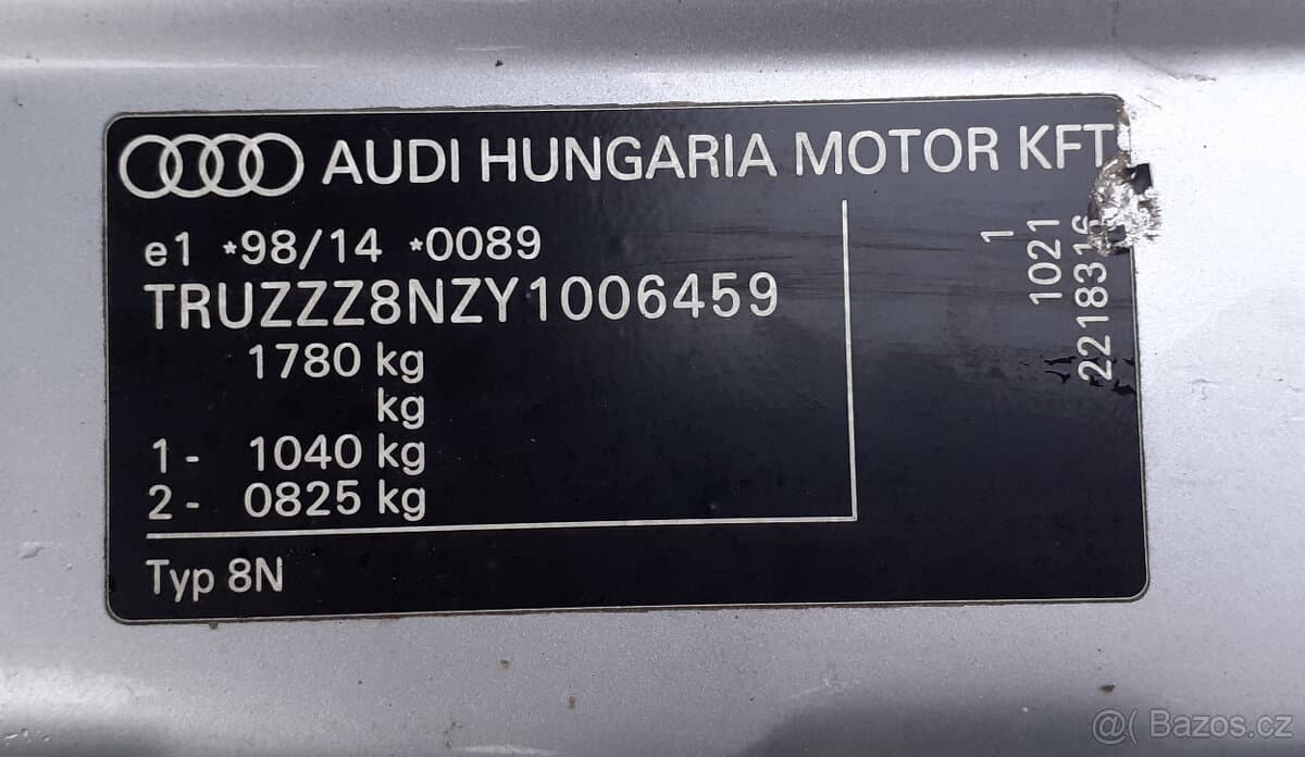 2000 Audi TT - 20