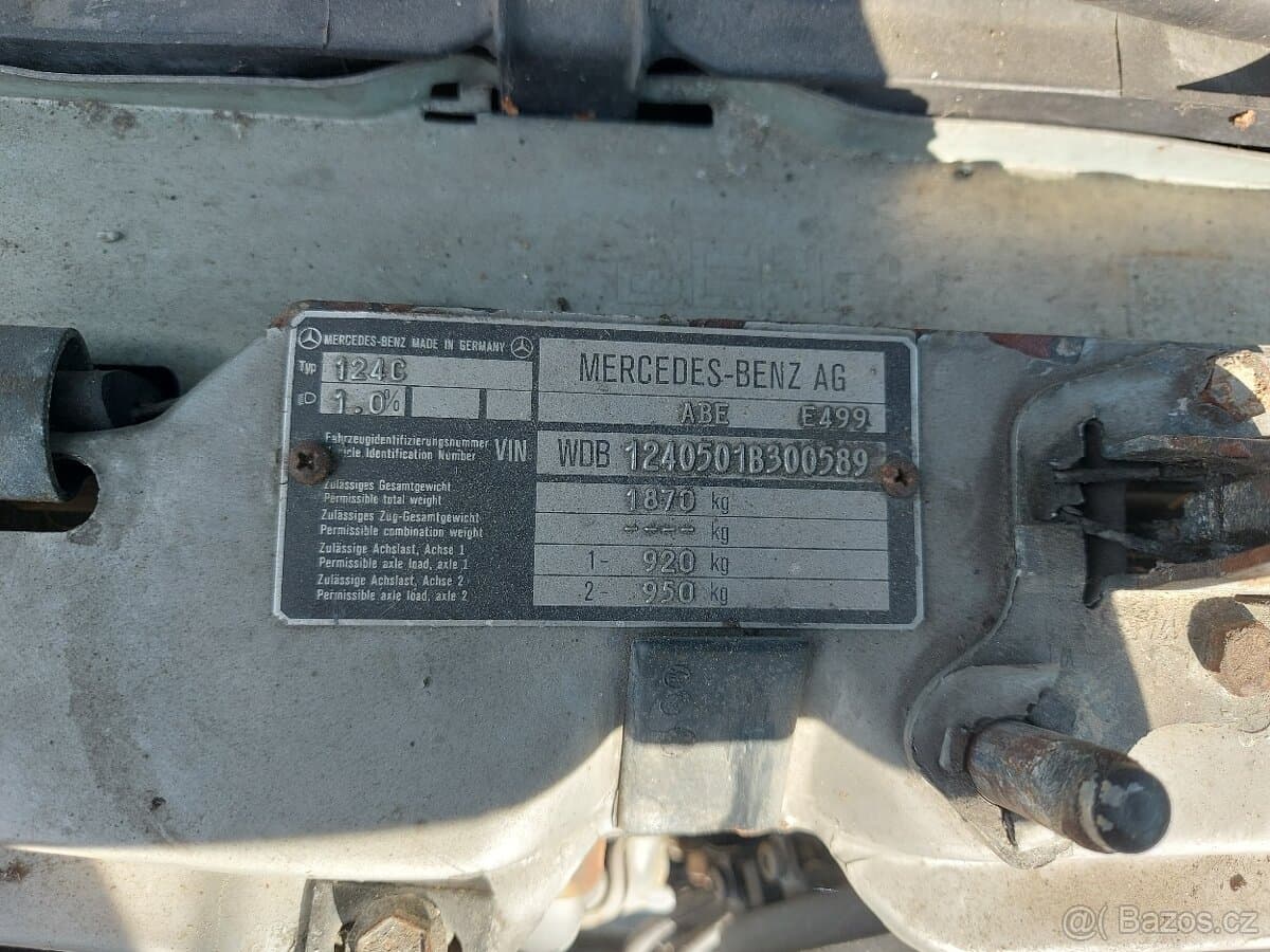 1989 Mercedes-Benz OSTATNÍ - 8