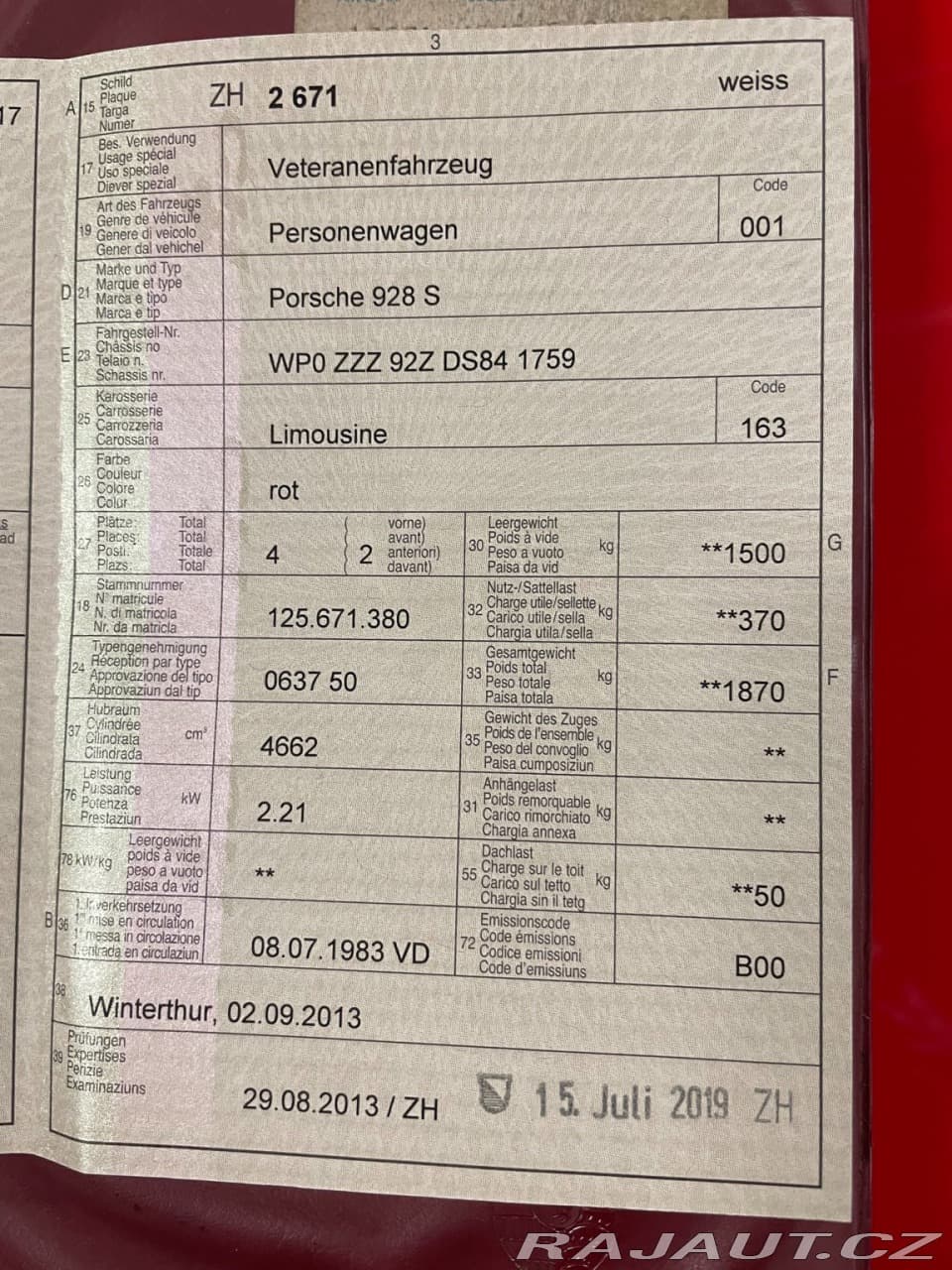 1983 Porsche 928 - 7