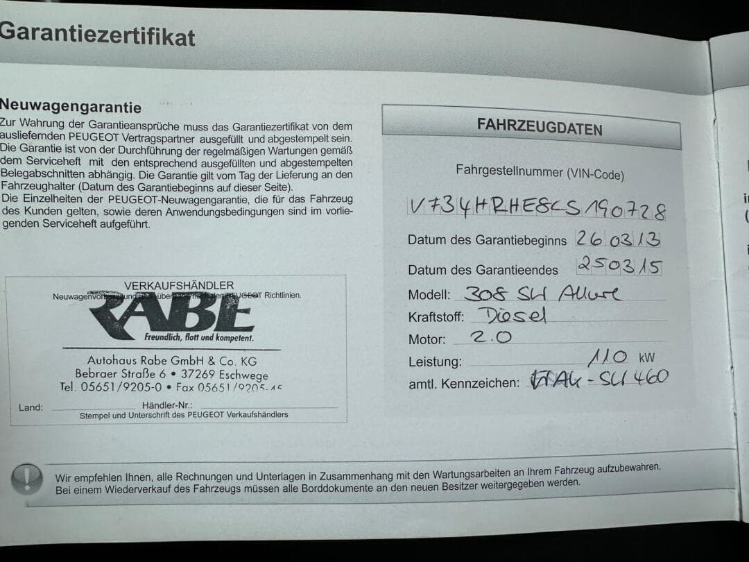 2013 Peugeot 308 - 19