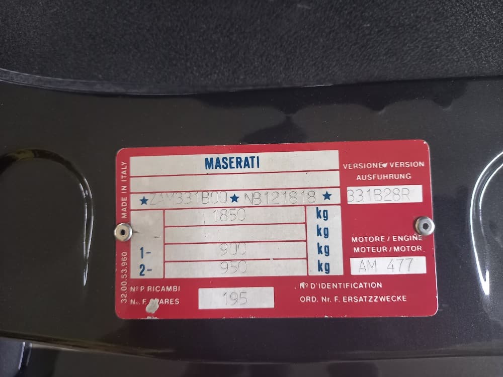 1992 Maserati OSTATNÍ - 11