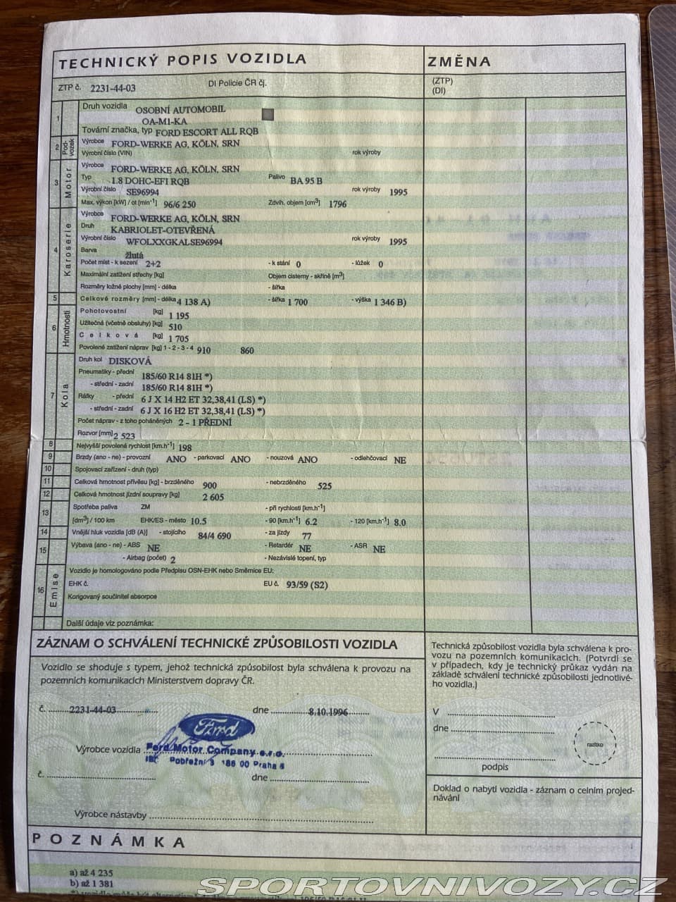 1995 Ford ESCORT - 20
