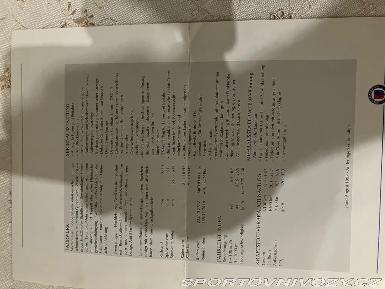 1998 Alpina B10 - 11