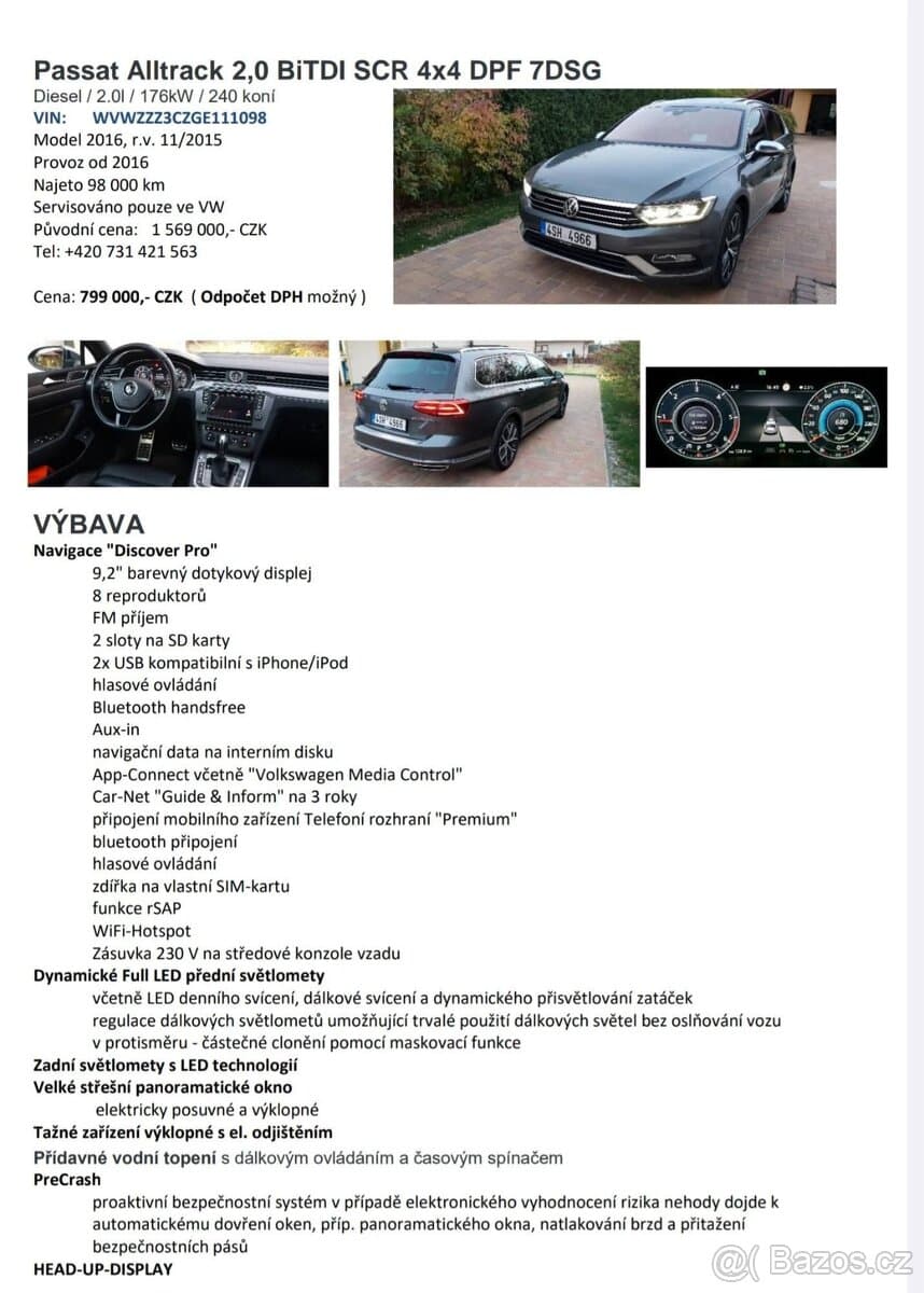 2015 Volkswagen PASSAT